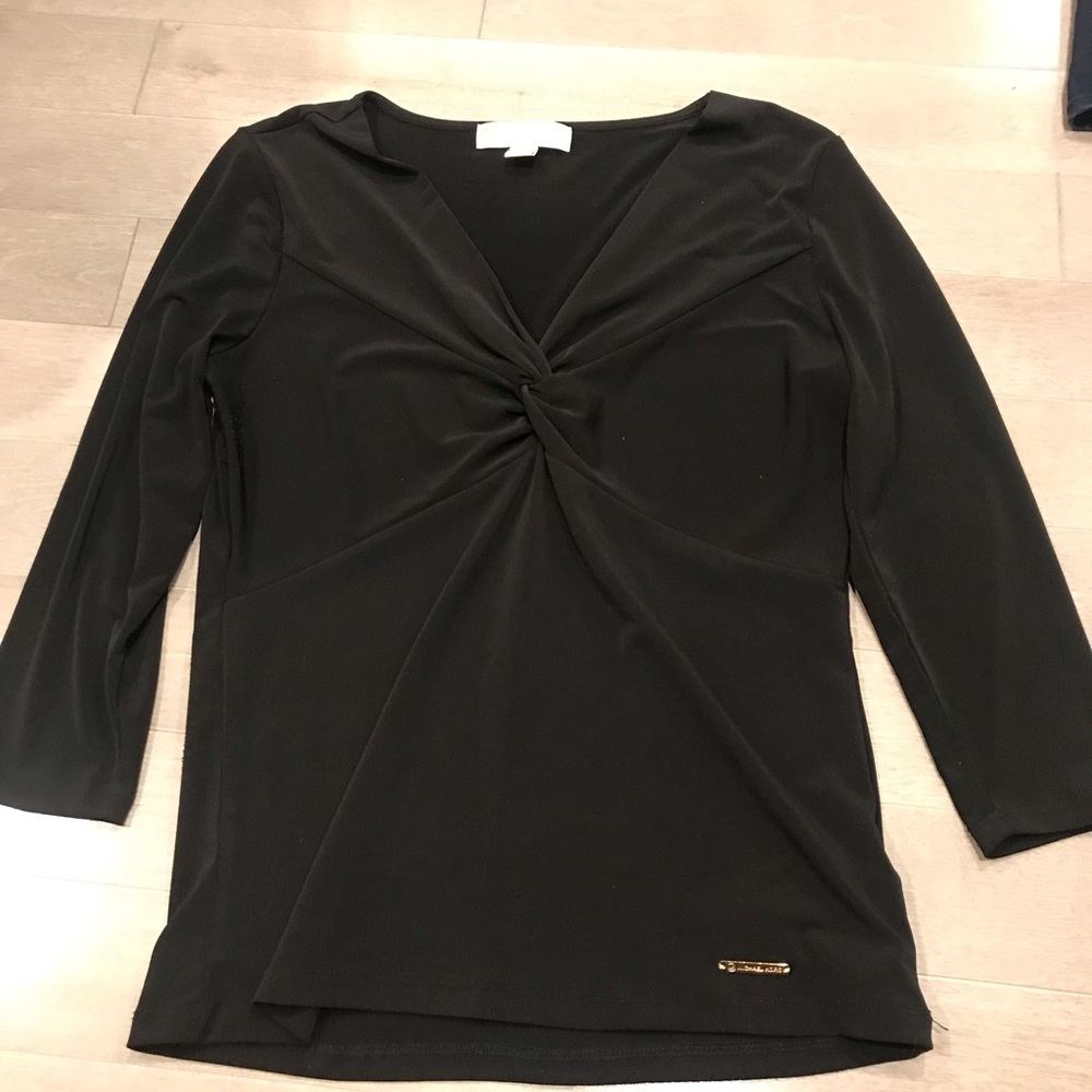 Michael Kors black v-neck shirt